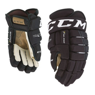 Gants CCM Tacks 4R Pro senior noir blanc