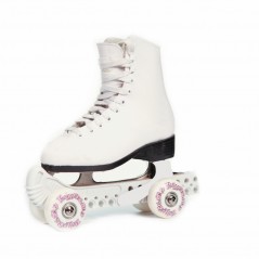 Protège-lames ROC-N- ROLLERGUARD à roulettes blanc