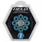 Pack 16 roulements HELO Abec 7 Chrome