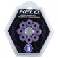 Pack 16 roulements HELO Abec 9 Chrome