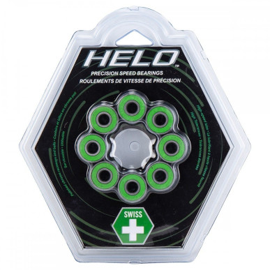 Pack 16 roulements HELO Abec Swiss Chrome - le Vestiaire