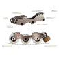 Platines rollers inline ROLL-LINE Linea