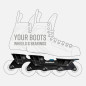 Paire de châssis MARSBLADE O1 OFF-ICE Paire de châssis MARSBLADE O1 OFF-ICE