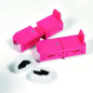 Paire de patinettes avec support plastique