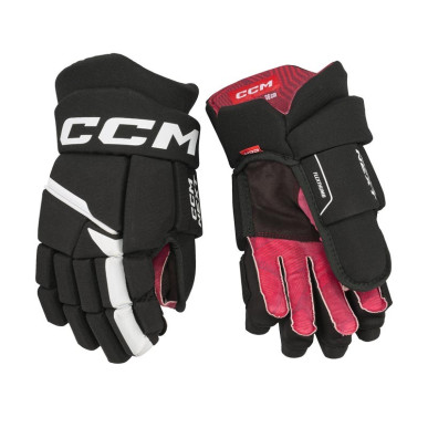 Gants CCM NEXT junior noir blanc