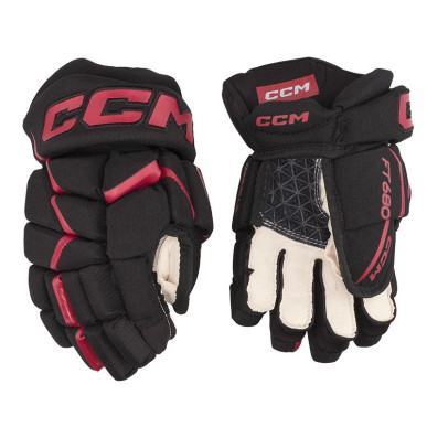 Gants CCM Jet Speed FT680 senior noir rouge