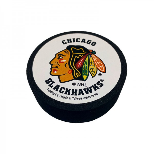 puck palet mousse NHL Blackhawks Chicago