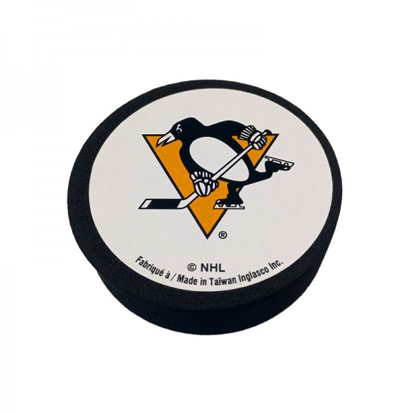 puck palet mousse NHL Penguins Pittsburgh