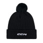 Bonnet CCM Team Pom Knit noir