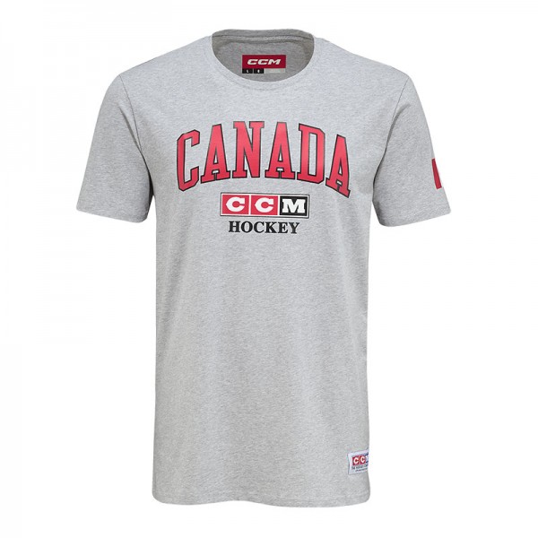 T-shirt CCM Canada gris adulte