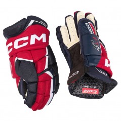 Gants CCM Jet Speed FT6 Pro senior navy rouge blanc