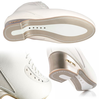 Bottines patin artistique EDEA Ice Fly blanc