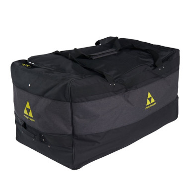 Sac FISCHER wheel gardien 37" roulettes noir gris jaune Junior