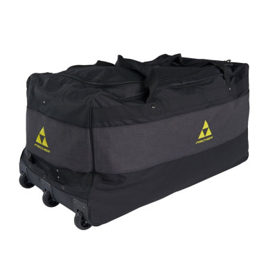 Sac FISCHER wheel gardien 43" roulettes noir gris jaune Senior
