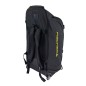 Sac FISCHER player vertical wheel sac à dos à roulettes noir jaune