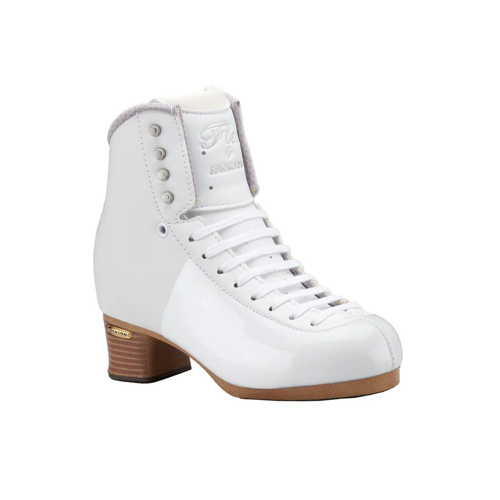 Patins à Glace Femme Jackson Ultima Excel Taille 7 (M) - Blanc, Pour Débutantes, Occasion Très Peu Utilisés
