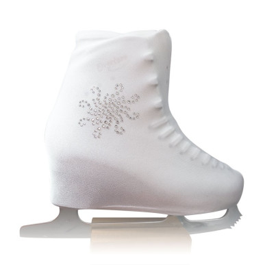 Cache-patins MONDOR 643 motifs pierres Junior blanc