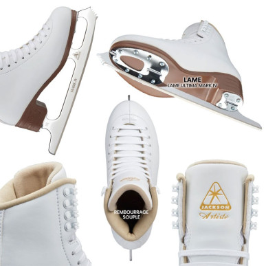 Patins JACKSON Artiste 1790 blanc Adulte