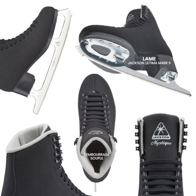 Patins JACKSON Mystique JS1592 noir Adulte