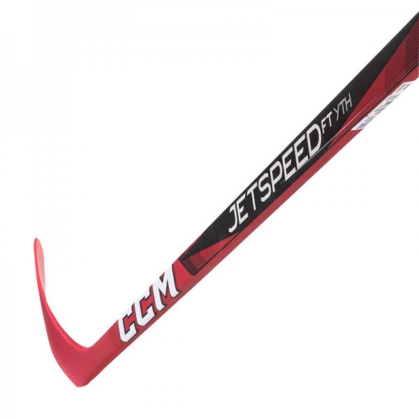 Crosse enfant monobloc CCM Jetspeed FT Grip Enfant Flex 10