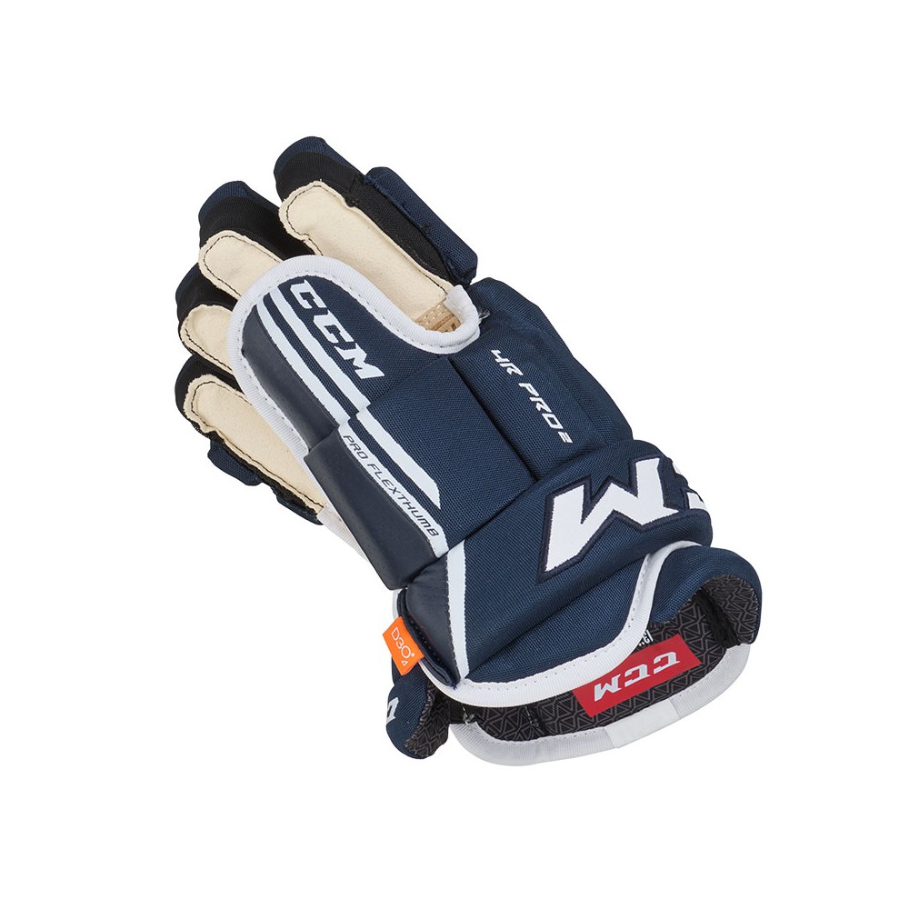 Gants CCM Tacks 4R Pro 2 Senior bleu navy blanc