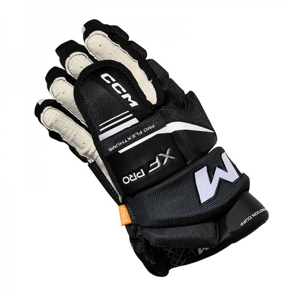 Gants CCM Tacks XF Pro Senior noir blanc