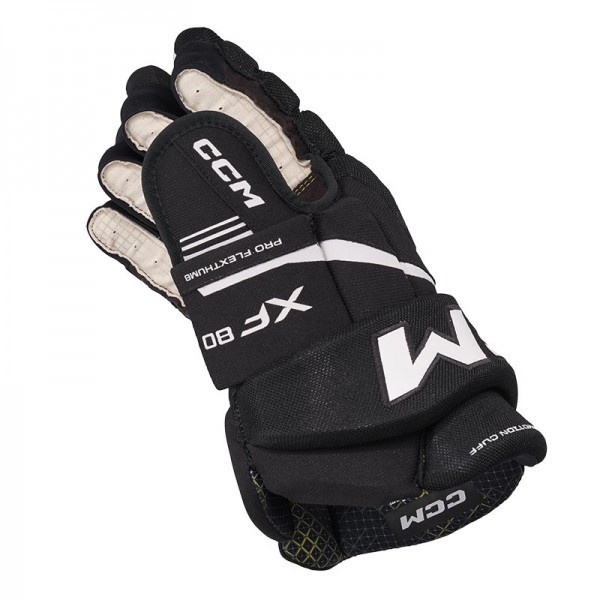 Gants CCM Tacks XF80 Senior noir blanc