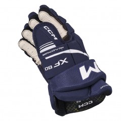 Gants CCM Tacks XF80 Senior bleu navy blanc