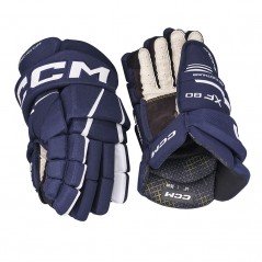 Gants CCM Tacks XF80 Senior bleu navy blanc