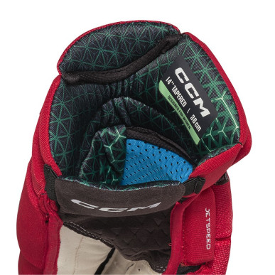 Gants CCM Jetspeed FTW Femme rouge blanc