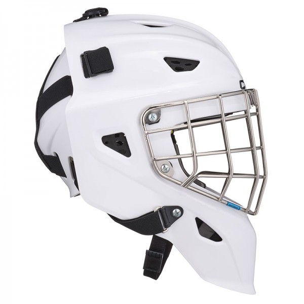 Masque CCM AXIS F5 décoré Gardien Senior blanc