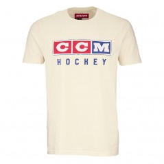 T-shirt CCM Vintage crème