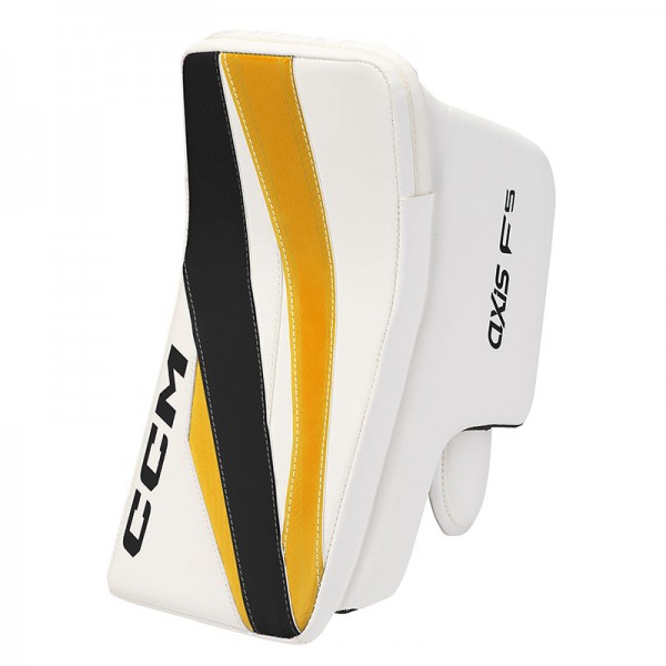 Bouclier CCM AXIS F5 Gardien Junior Blanc Noir Jaune BOSTON