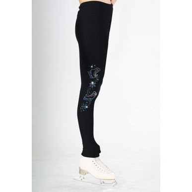 Pantalon MONDOR 24450 Polartec strassé noir Adulte motif X