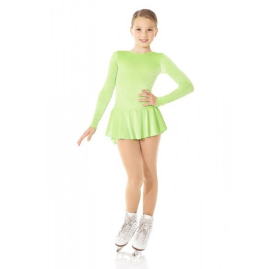 Tunique MONDOR 2711 velours enfant couleur citron vert LA