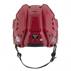 Casque CCM Tacks 310 Combo rouge avec grille noire