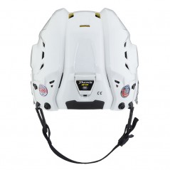 Casque CCM Tacks 310 Combo blanc avec grille noire