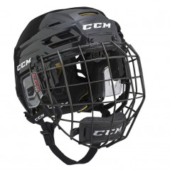 Casque CCM Tacks 310 Combo noir avec grille noire