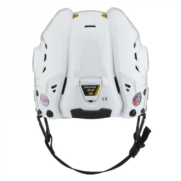 Casque CCM Tacks 210 Combo blanc avec grille noire