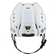 Casque CCM Tacks 210 Combo blanc avec grille noire