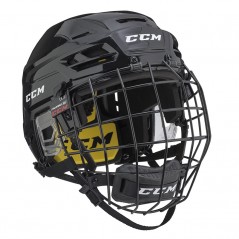 Casque CCM Tacks 210 Combo noir avec grille noire