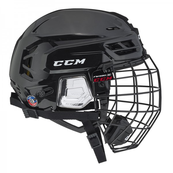 Casque CCM Tacks 210 Combo noir avec grille noire