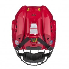 Casque CCM Tacks 210 Combo rouge avec grille noire