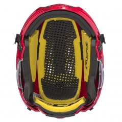 Casque CCM Tacks 210 Combo rouge avec grille noire