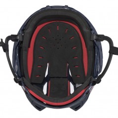 Casque CCM Tacks 50 Combo bleu navy avec grille argentée