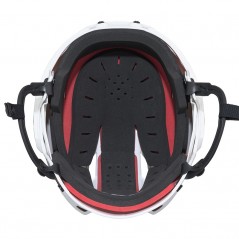 Casque CCM Tacks 50 Combo blanc avec grille argentée