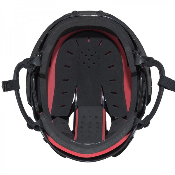 Casque CCM Tacks 50 Combo noir avec grille argentée