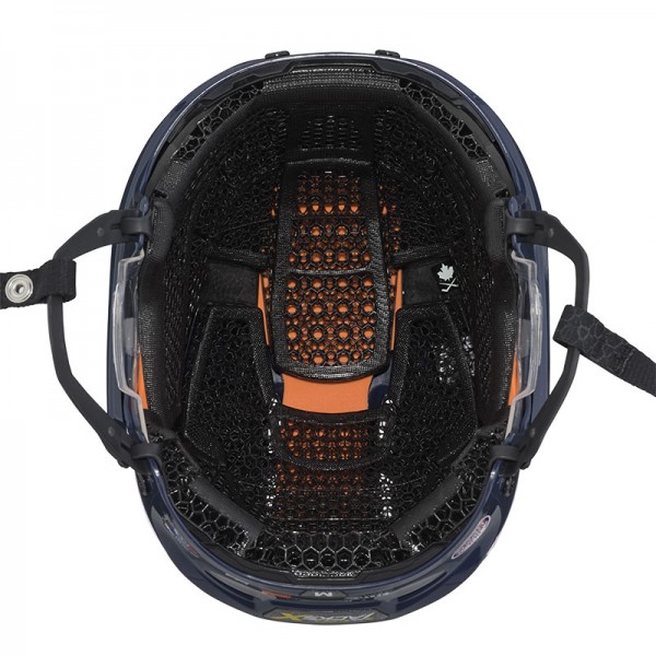 Casque CCM Super Tacks X bleu navy technologie 3D