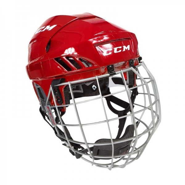 Casque + grille CCM FitLite 60 combo rouge