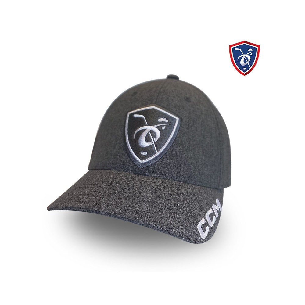 Casquette officielle FFHG CCM France gris chiné